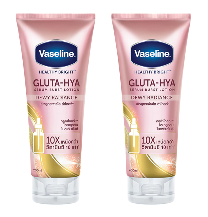 Vaseline-Healthy Bright Gluta Hya Serum Burst Lotion (Twinpack)